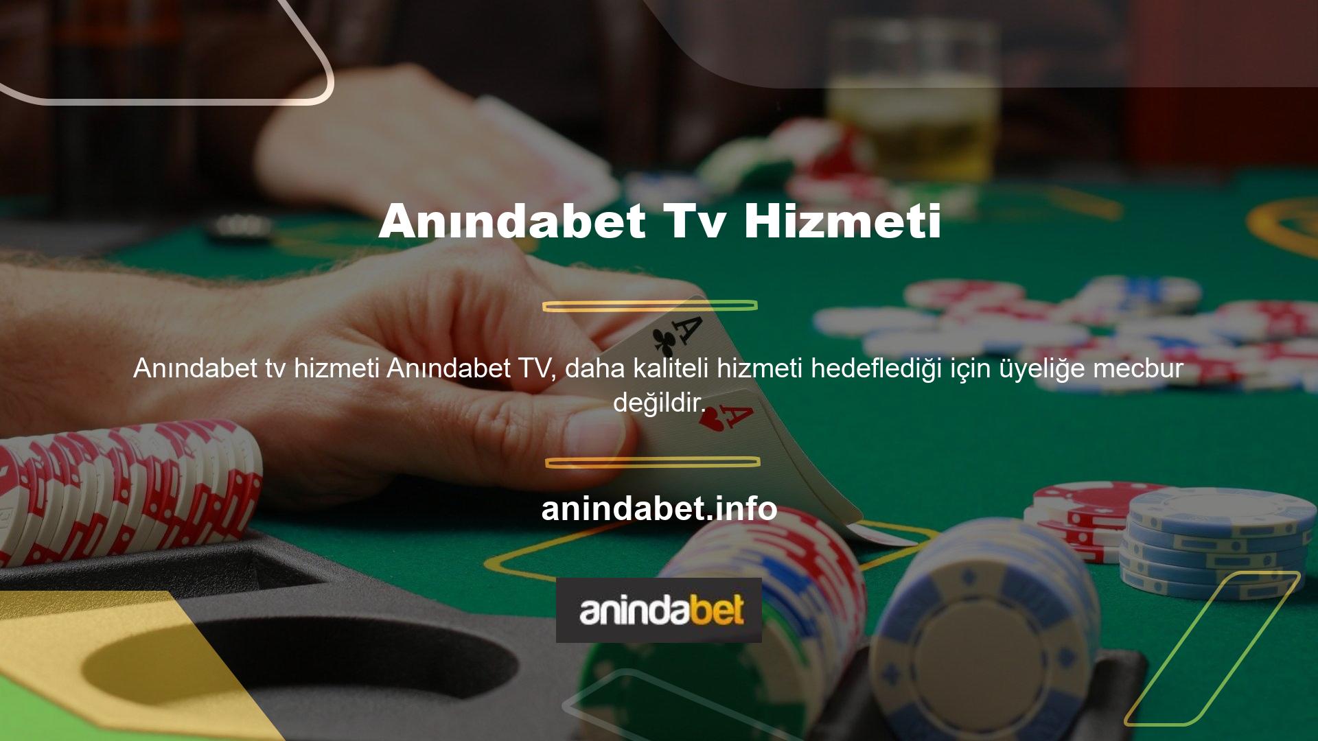 Üyeler TV uygulamasına girmek için önce siteye giriş yaparlar